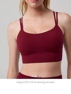 Offline by Aerie Padded Red/Burgundy Sportsbra Size XL